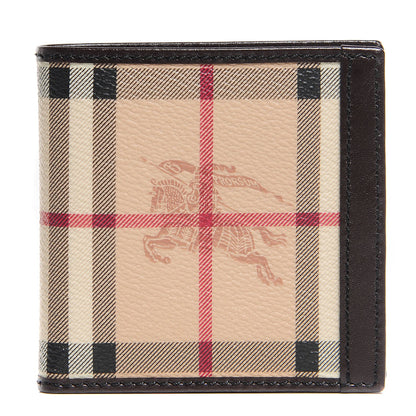 Burberry Haymarket Check Wallet Chocolate 1 of 8