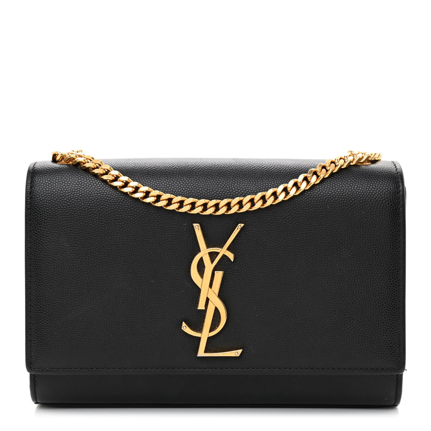Grain De Poudre Small Monogram Kate Satchel Black