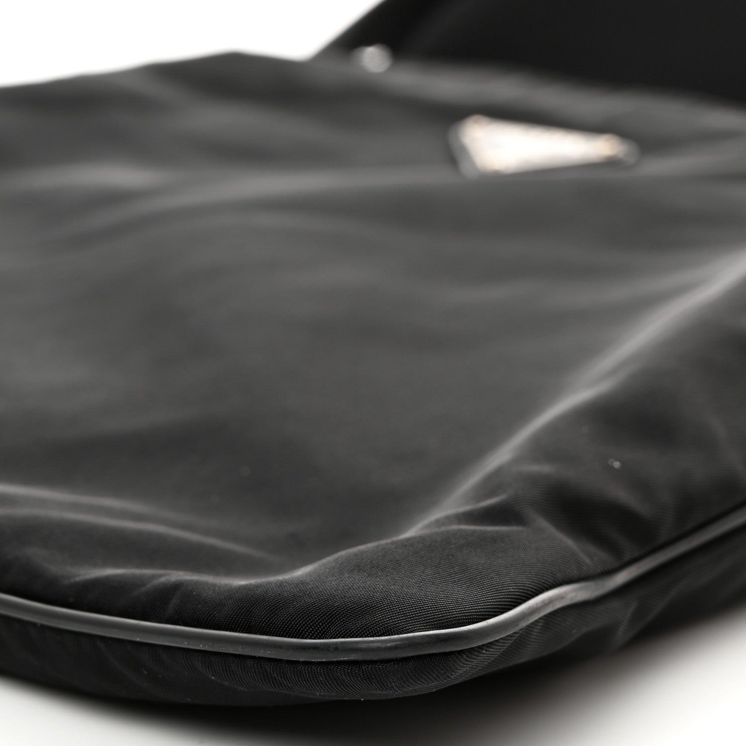 Prada Nylon Vela Flat Messenger Bag Black 10 of 10