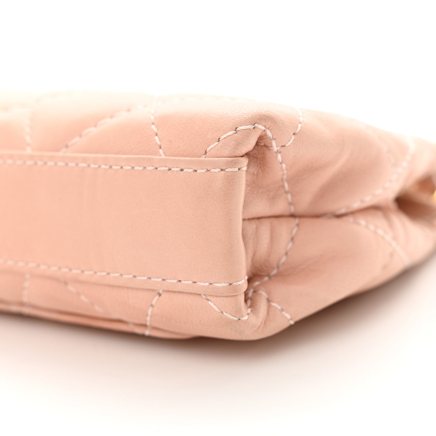 Chanel Lambskin Quilted Mini Evening Bag Pink 10 of 14