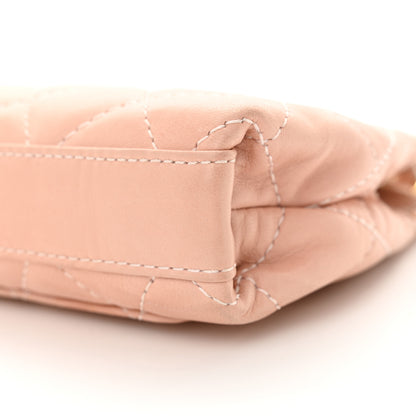 Chanel Lambskin Quilted Mini Evening Bag Pink 10 of 14