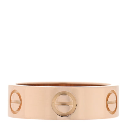 Cartier 18K Pink Gold 5.5mm LOVE Ring 50 5.25 1 of 4