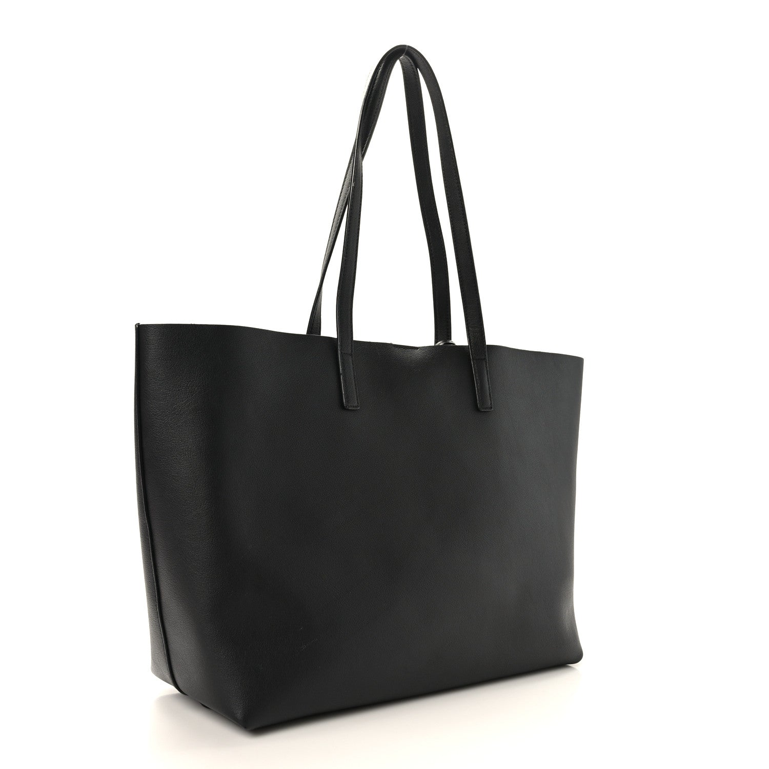Saint Laurent Calfskin Large Shopping Tote Black 5 of 11