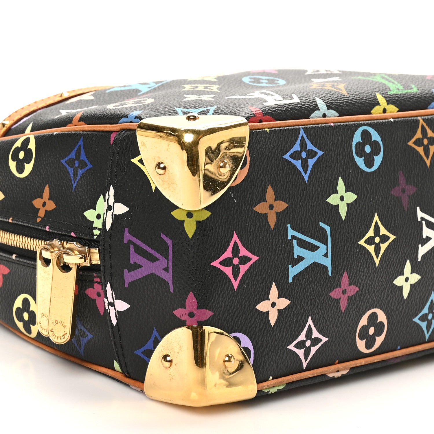 Louis Vuitton Monogram Multicolor Trouville Black 8 of 9