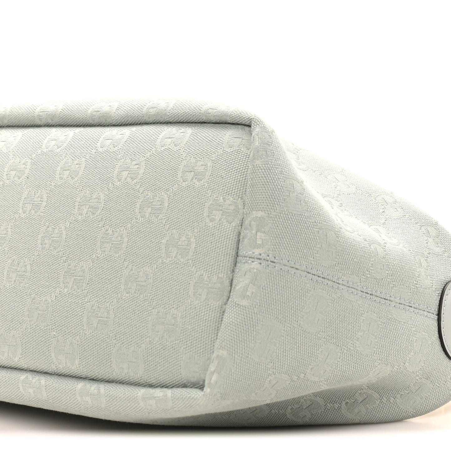 GG Monogram Web Medium Vanity Light Blue