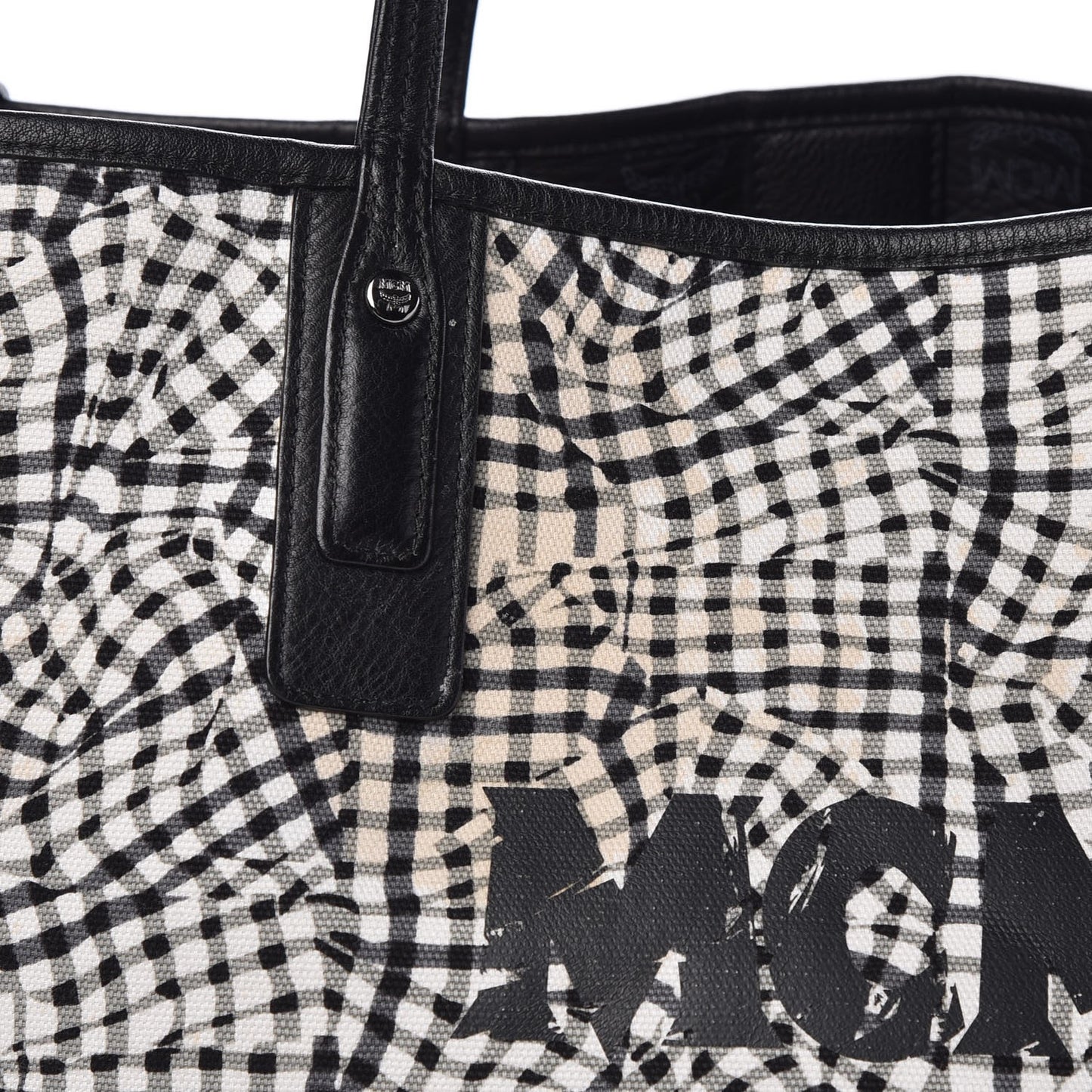 Visetos Large Liz Reversible Shopper Tote Black