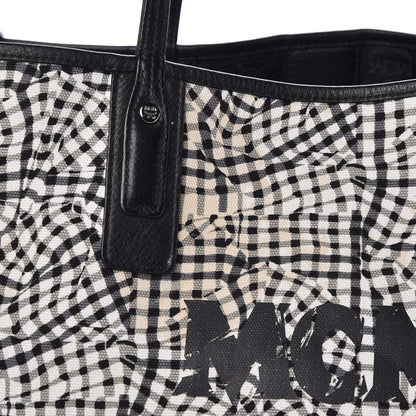 MCM Visetos Large Liz Reversible Shopper Tote Black 14 of 14