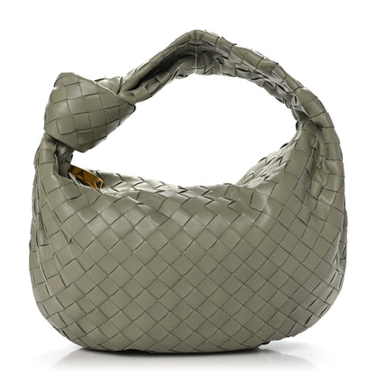 Bottega Veneta Nappa Intrecciato Teen Jodie Hobo Travertine 1 of 9