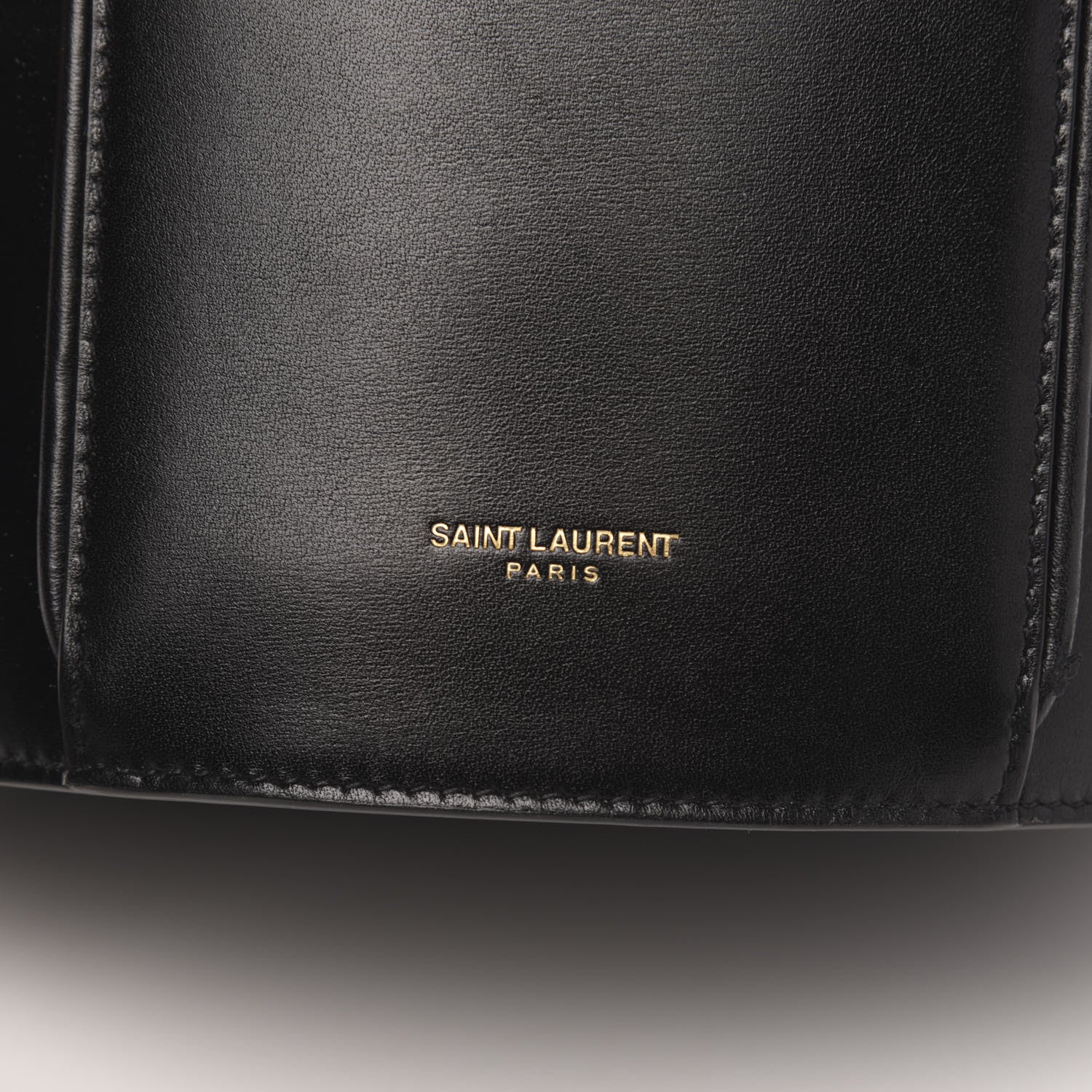 Saint Laurent Smooth Calfskin Medium Talitha Bucket Bag Black 9 of 10