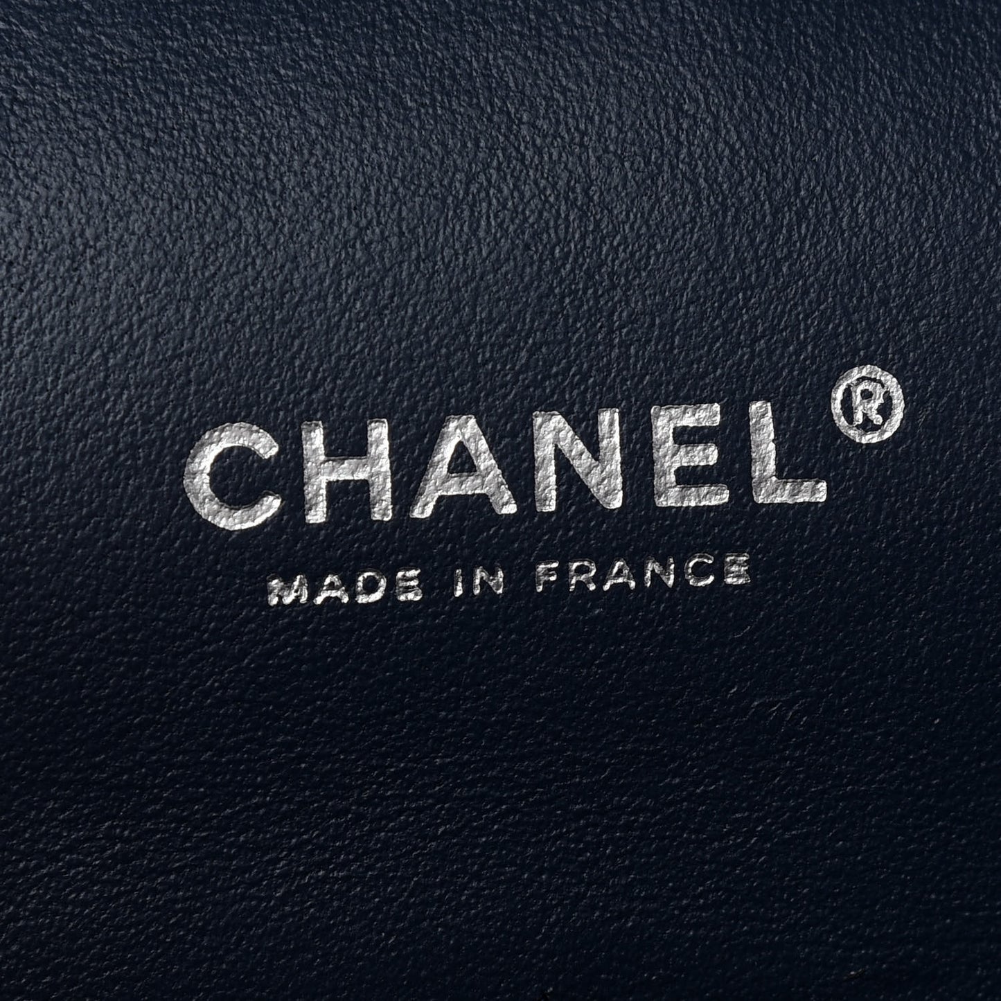 Patent Quilted Maxi Double Flap Navy