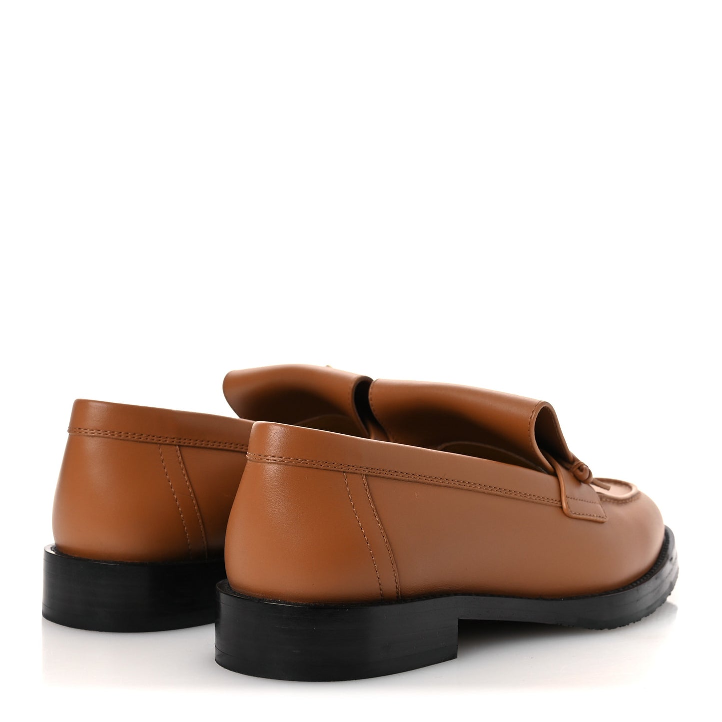 Calfskin Womens Impact Loafers 36 Naturel