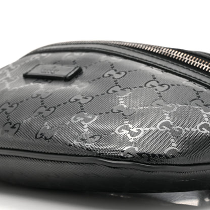 Gucci Imprime Monogram Belt Bag Black 10 of 10