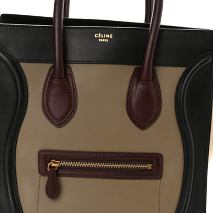 Celine Smooth Calfskin Mini Tri-Color Luggage Grey 8 of 12