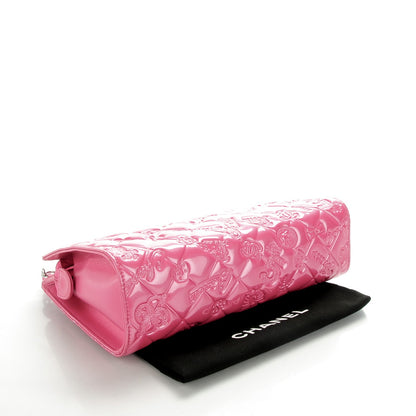 Chanel Patent Calfskin Lucky Symbols Pochette Pink 4 of 7