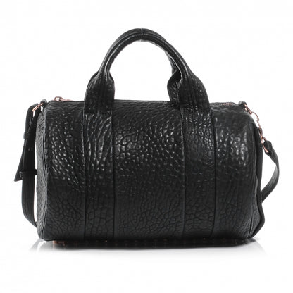 Alexander Wang Leather Rocco w Rose Gold Hardware Black 1 of 6