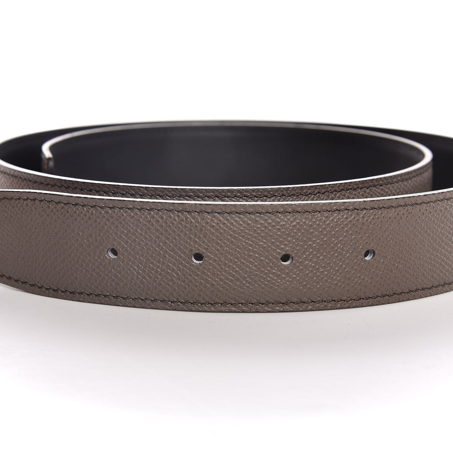 Epsom Swift 32mm Belt Strap 90 Etain Black