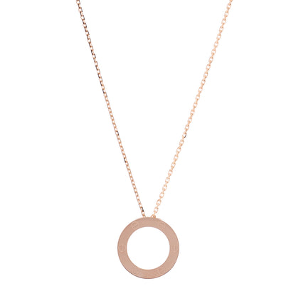 Cartier 18K Pink Gold LOVE Pendant Necklace 1 of 4