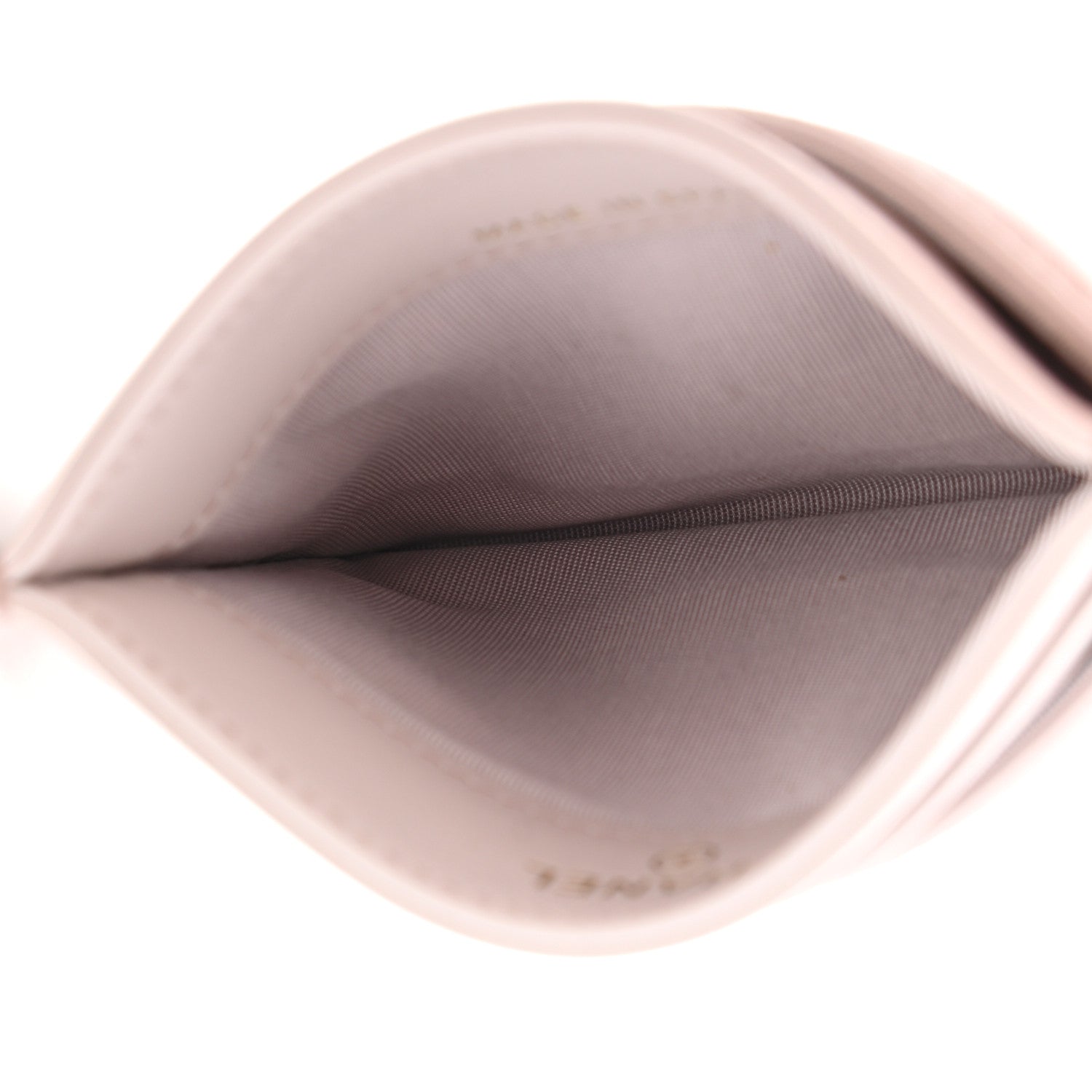 Chanel Lambskin Quilted Chanel 19 Card Holder Light Purple 5 of 9