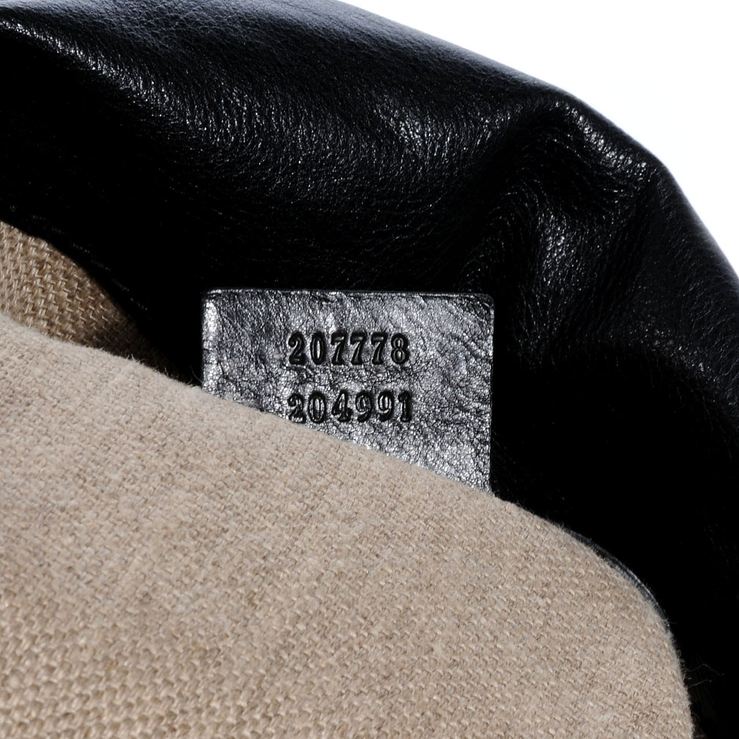 Leather Embroidered Large Hysteria Tote Black
