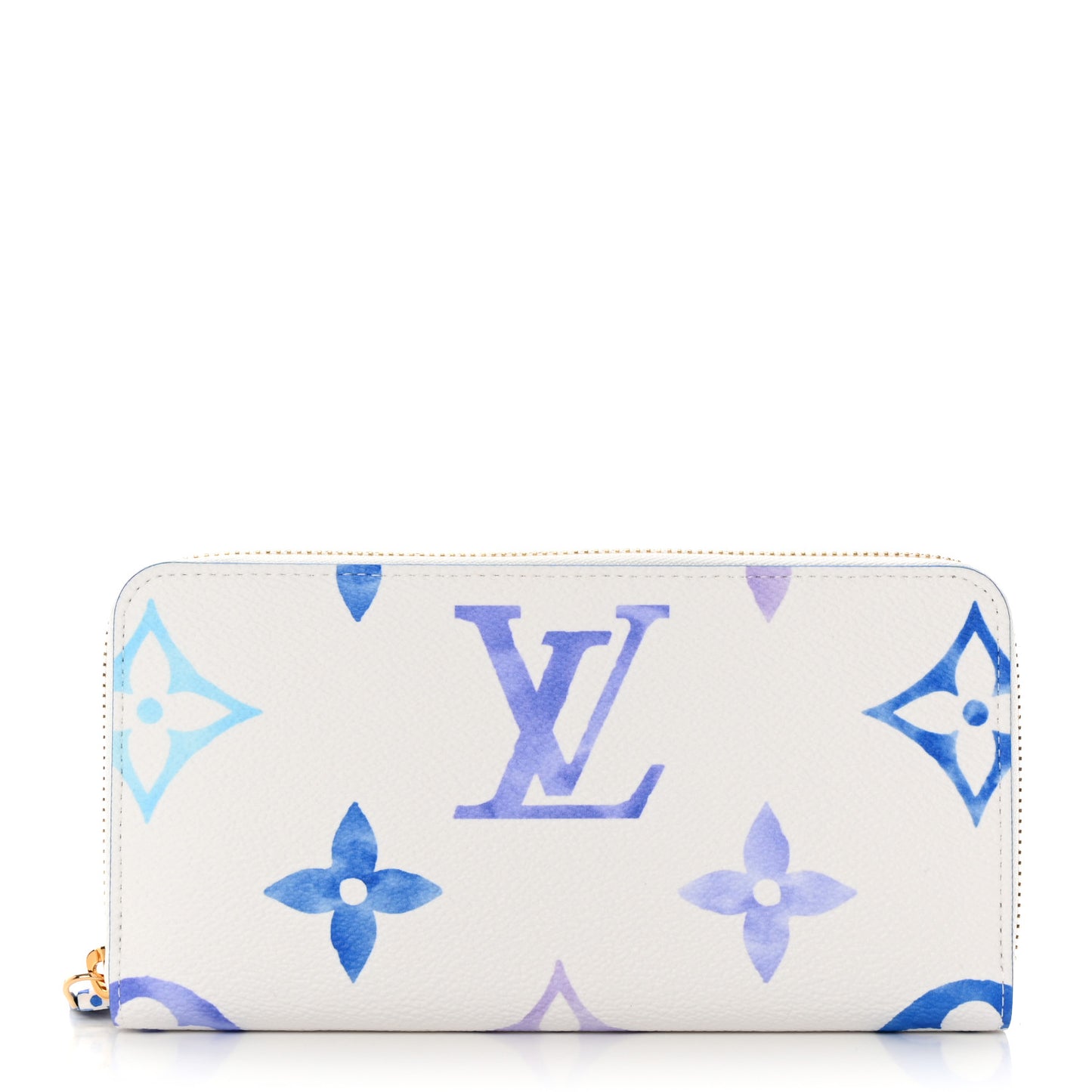 Monogram Giant By The Pool Zippy Wallet Resort Blue