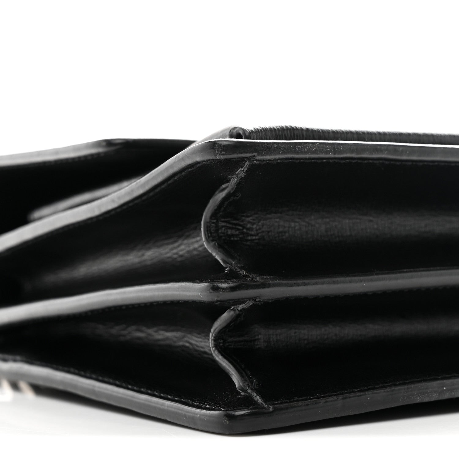 Saint Laurent Calfskin Medium Monogram Sunset Black 8 of 9