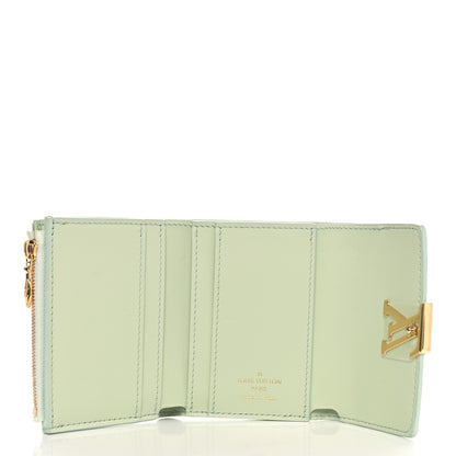 Louis Vuitton Taurillon Summer Stardust Capucines XS Wallet Vert D'Eau 5 of 7