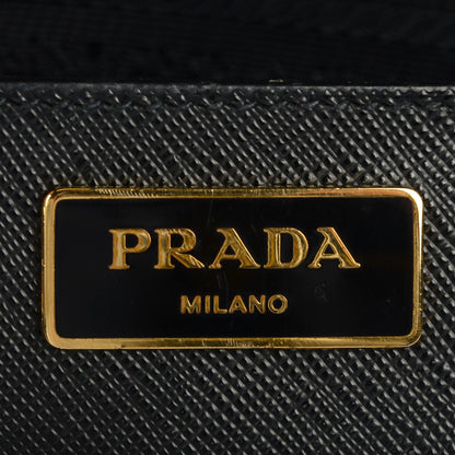 Prada Saffiano Medium Galleria Double Zip Tote Black 11 of 11