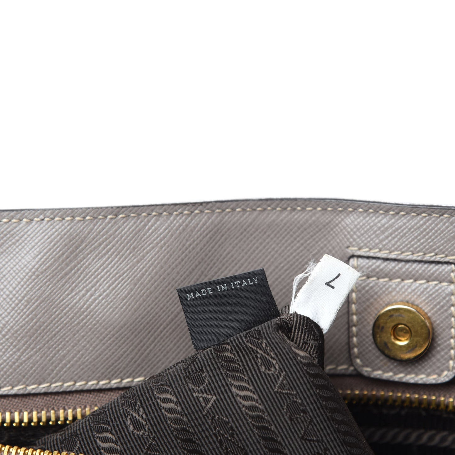 Saffiano Lux Large Tote Argilla