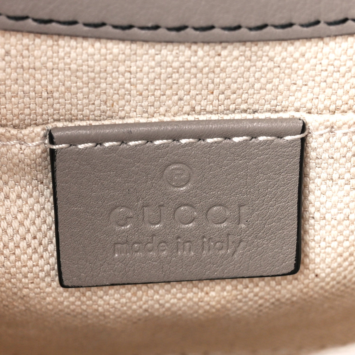 Gucci Guccissima Mini Emily Chain Shoulder Bag Storm Grey 6 of 12