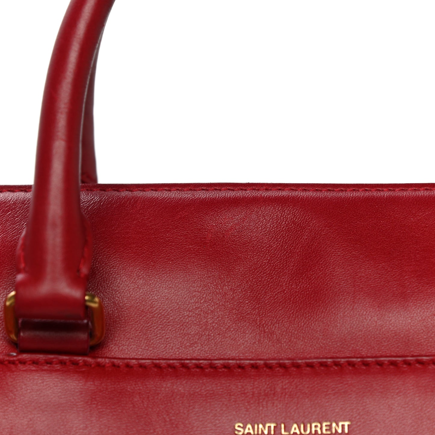 Calfskin Classic Baby Duffle Red