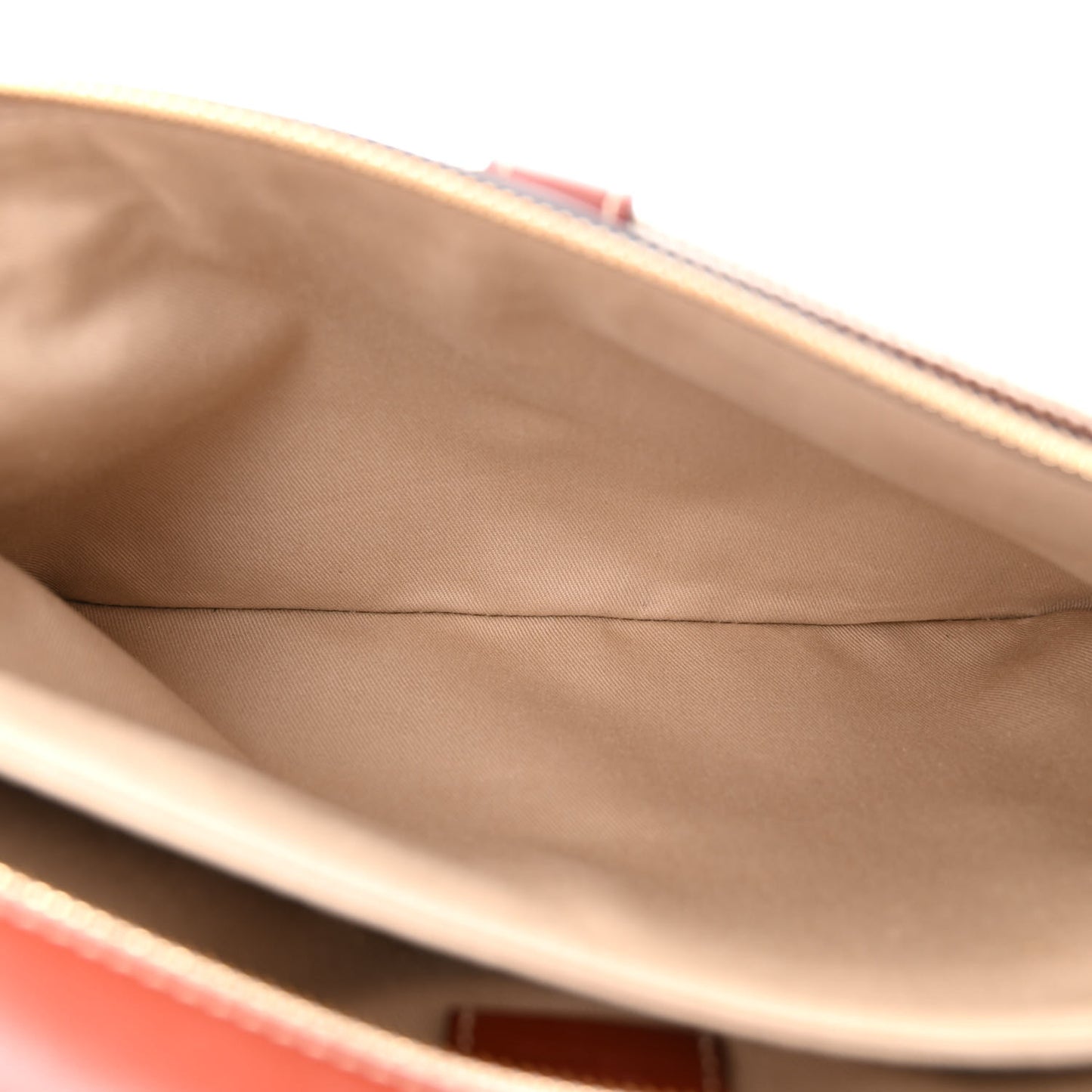Cotton Calfskin Woody Belt Bag Beige Brown