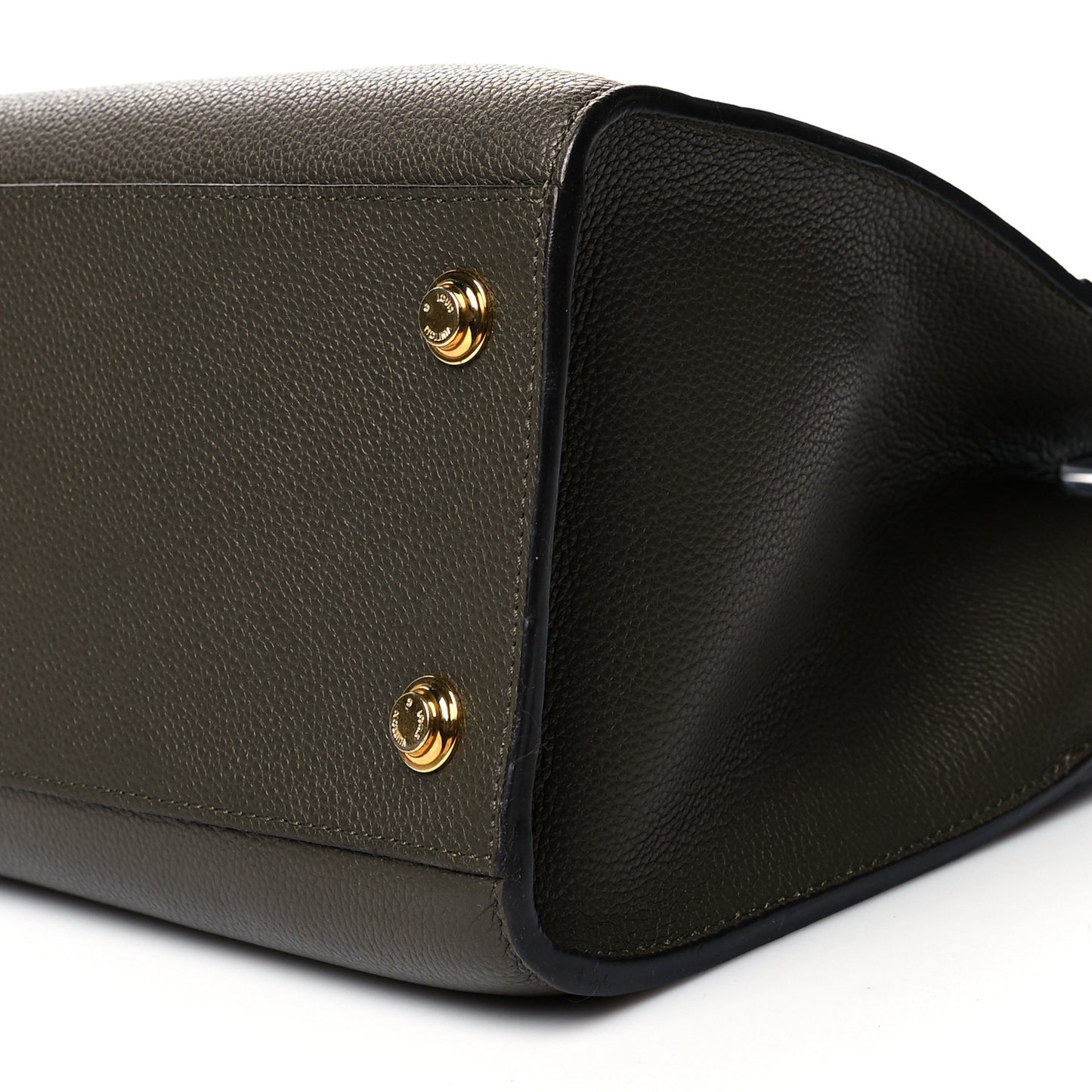 Calfskin City Steamer MM Kaki Black