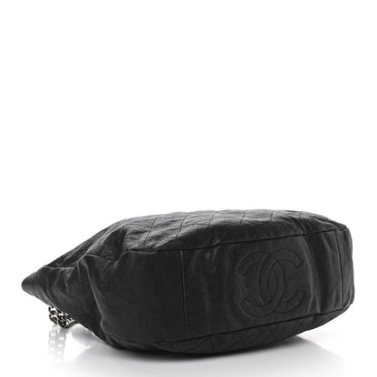 Chanel Caviar Quilted Simply CC Hobo Black 3 of 10
