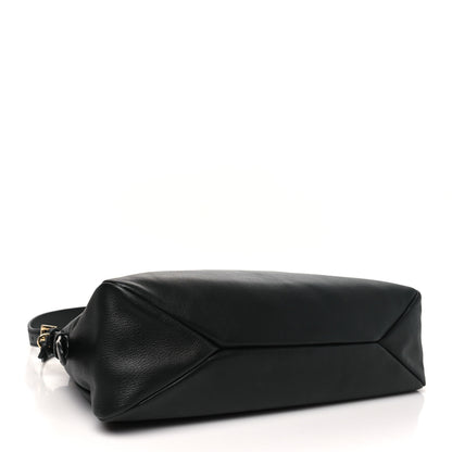 Prada Soft Calfskin Aimee Shoulder Bag Black 4 of 9