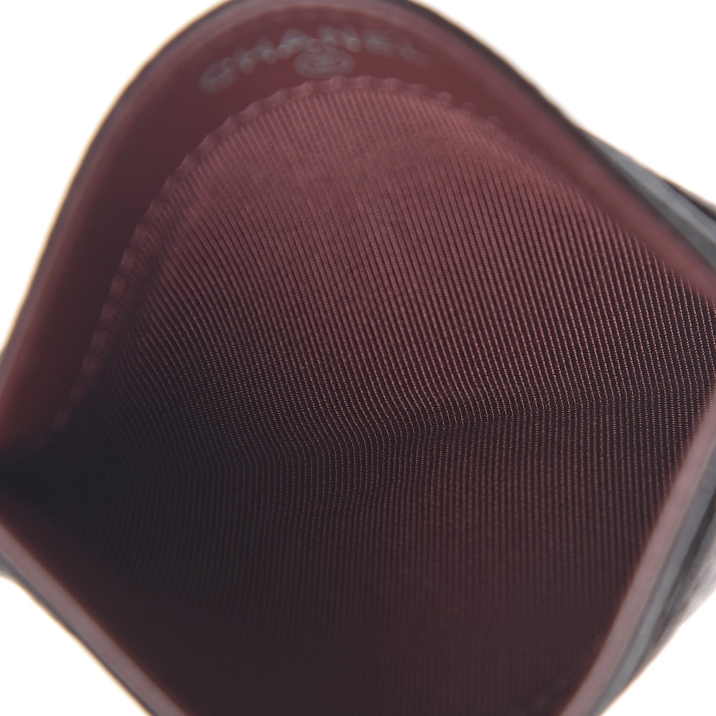 Caviar Quilted Card Holder Black