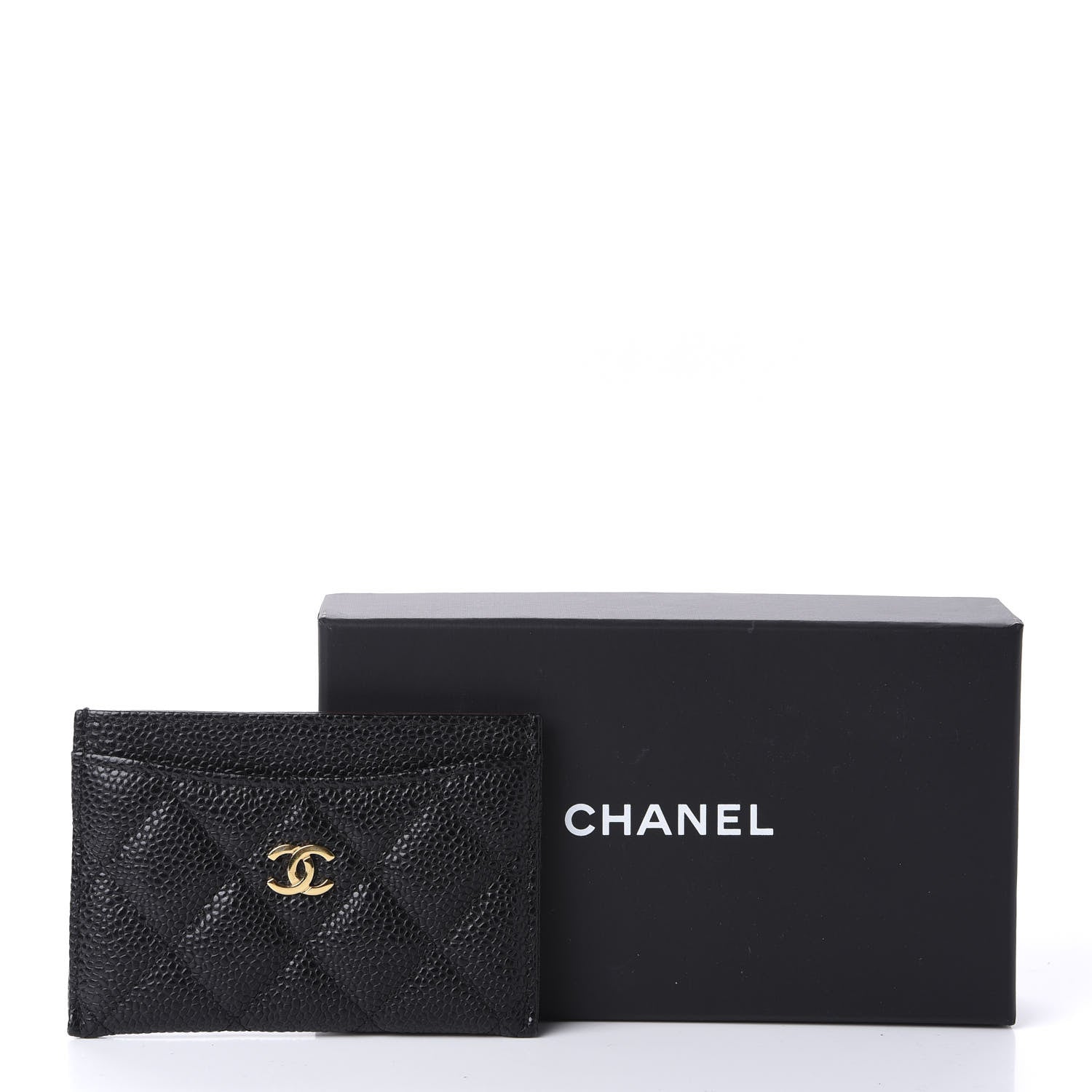 Chanel Caviar Quilted Card Holder Black 11 of 11
