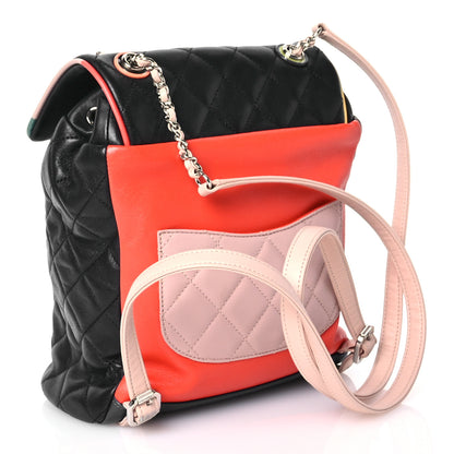 Chanel Lambskin Quilted Small Cuba Urban Spirit Backpack Black 3 of 11