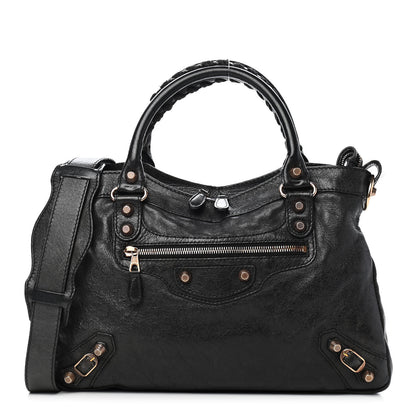 Balenciaga Agneau Giant 12 Rose Gold Hardware Town Black 1 of 12