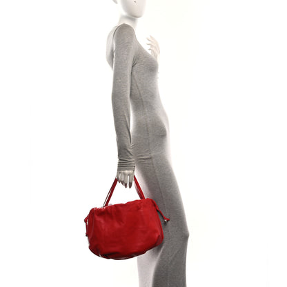 Bottega Veneta Nappa The Bulb Red 2 of 11