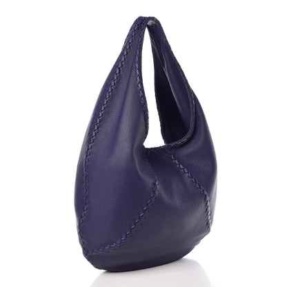 Bottega Veneta Cervo Deerskin Large Hobo Atlantic 3 of 7