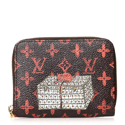 Louis Vuitton Catogram Zippy Coin Purse Marron 1 of 7