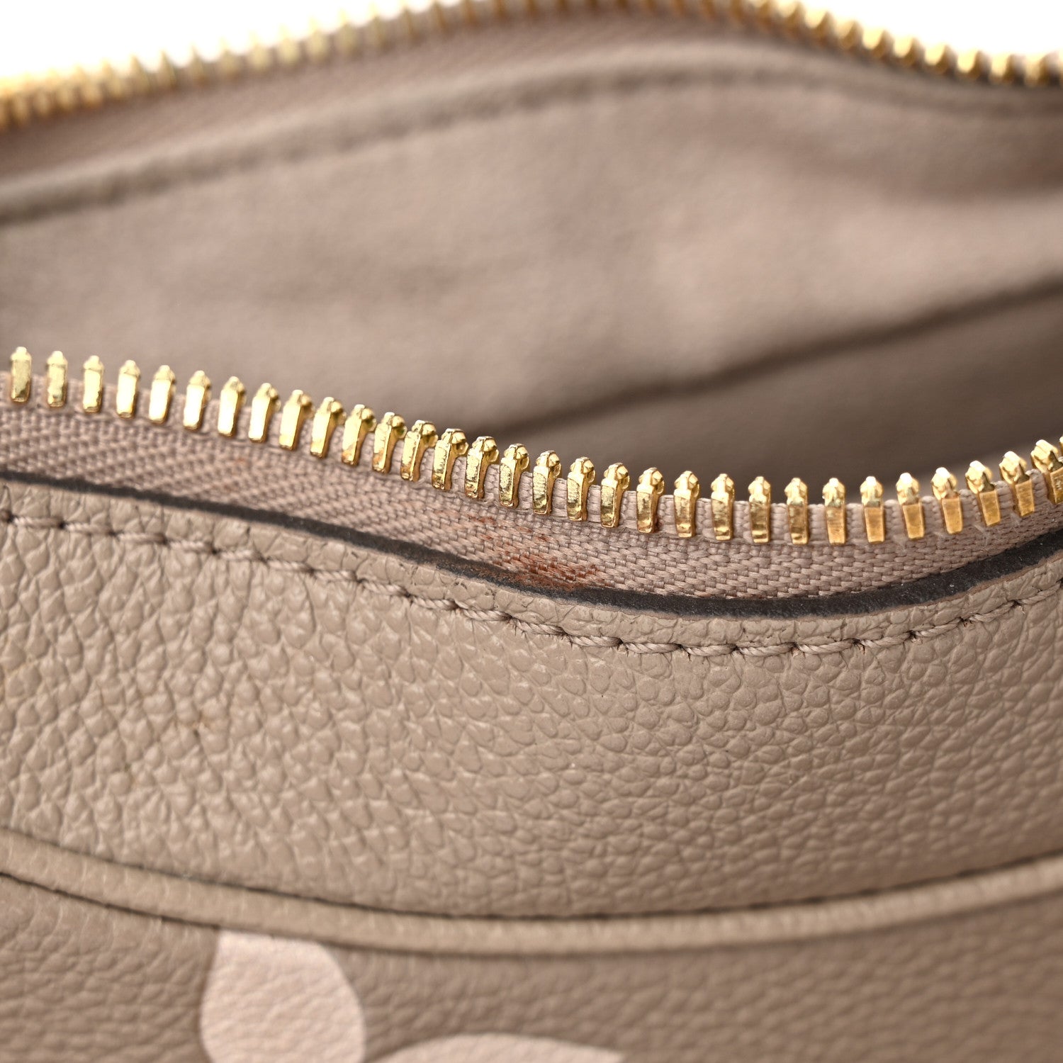 Louis Vuitton Empreinte Monogram Giant Bagatelle NM Tourterelle Creme 12 of 16