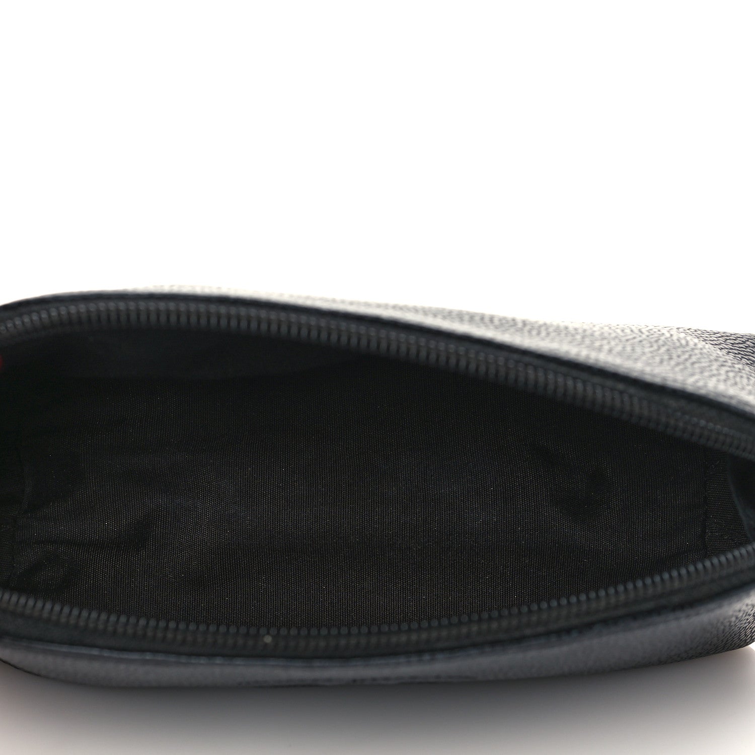 Chanel Caviar Timeless CC Cosmetic Pouch Bag Black 4 of 10