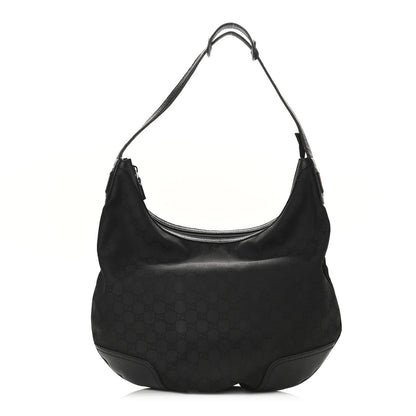 Gucci Nylon Monogram Large Princy Hobo Black 1 of 14
