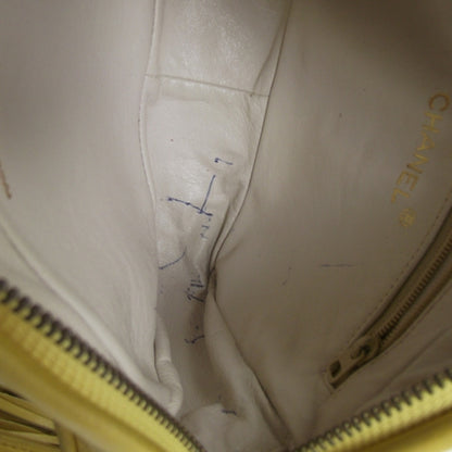 Chanel Lambskin Tassel Bag Yellow 8 of 13