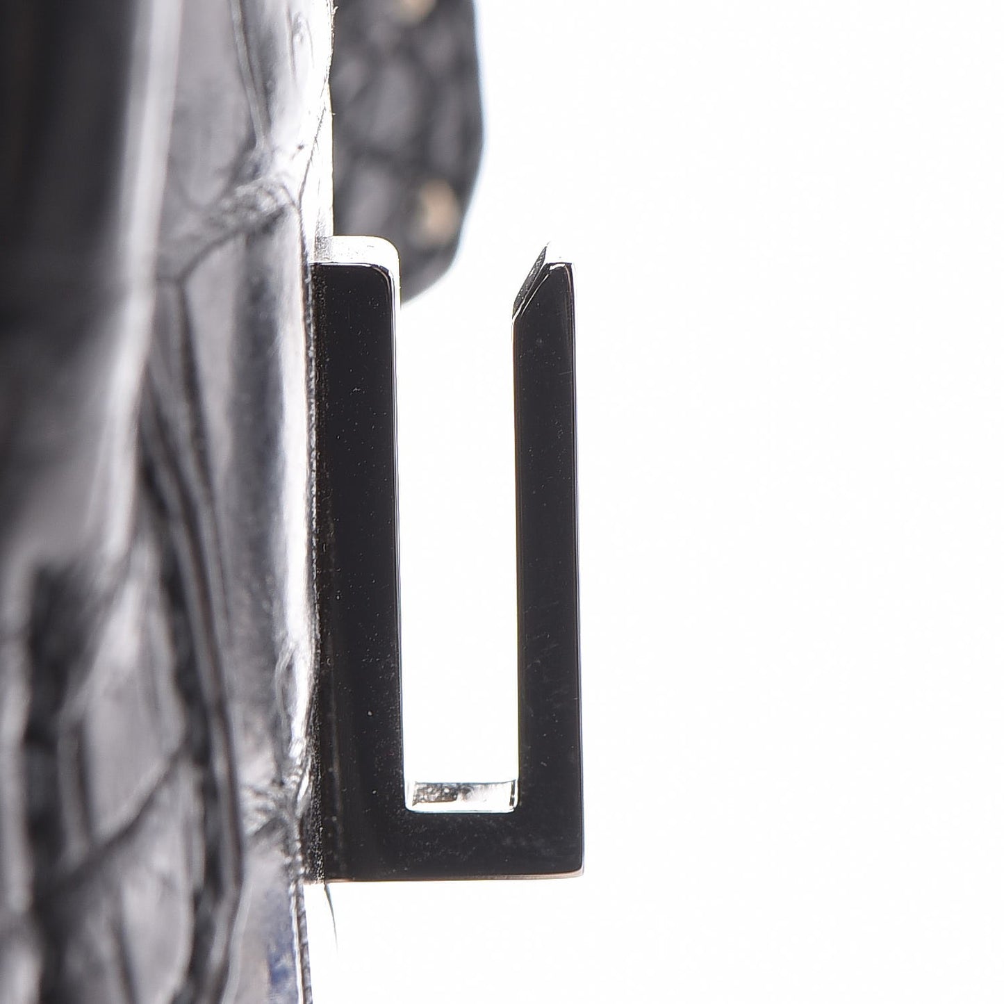 Matte Niloticus Crocodile Birkin 30 Black