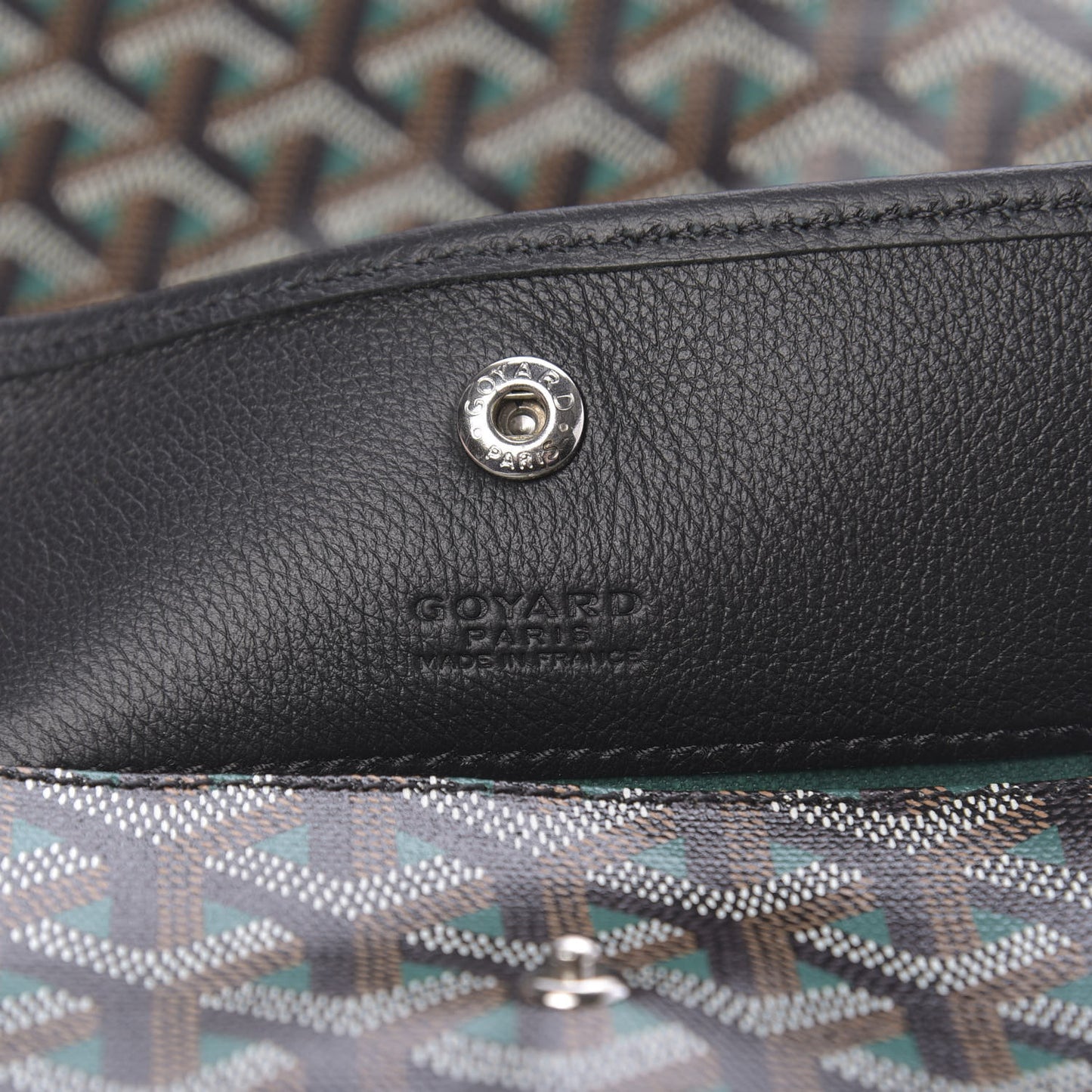 Goyardine Saint Louis Claire Voie GM Black Green