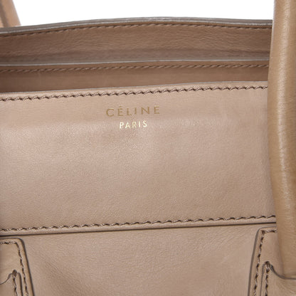 Celine Drummed Calfskin Medium Luggage Camel 6 of 21