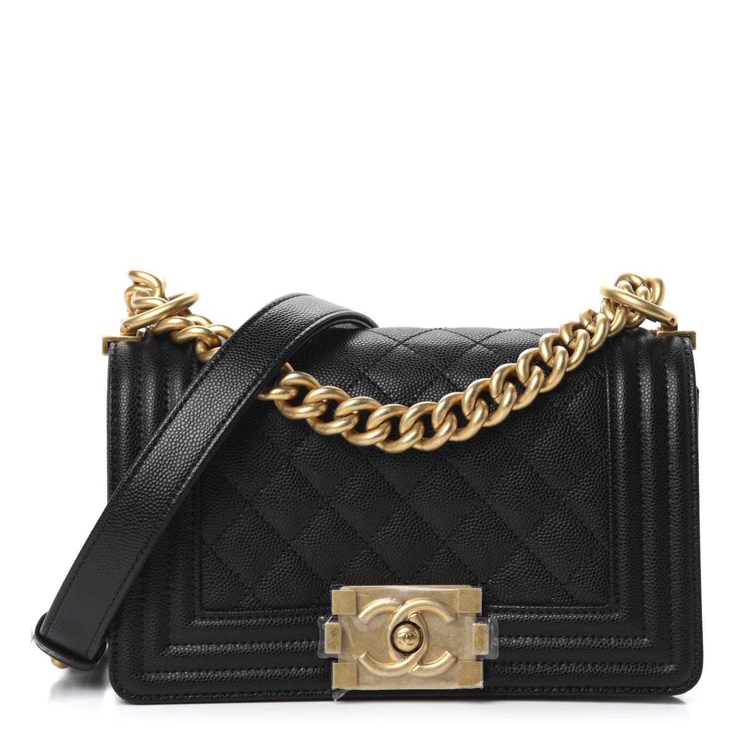 Chanel Caviar Quilted Small Boy Flap Black 1 of 10