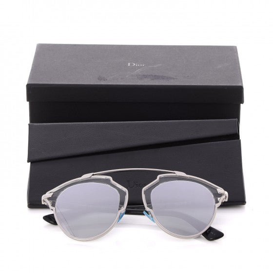 Christian Dior Mirrored So Real Sunglasses Silver 9 of 9